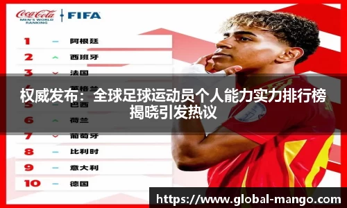 权威发布：全球足球运动员个人能力实力排行榜揭晓引发热议
